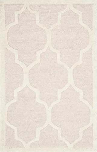 Vista 73 de Tapete Safavieh de la colección Cambridge, modelo CAM134X, hecho a mano, de lana de primera calidad, formas geométricas marroquíes, color gris