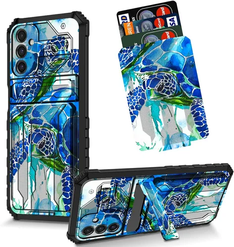 Vista 86 de Funda para Galaxy S21 FE 5G 2022 con soporte, funda de doble capa de policarbonato duro de TPU suave, estampado de vaca, estampado animal