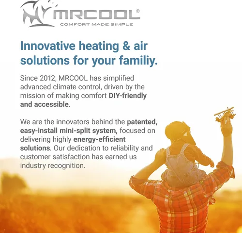 Vista 5 de MRCOOL MrBreeze 4K BTU - Ventilador de torre de calefacción y refrigeración sin aspas, calentador eléctrico portátil silencioso para interiores