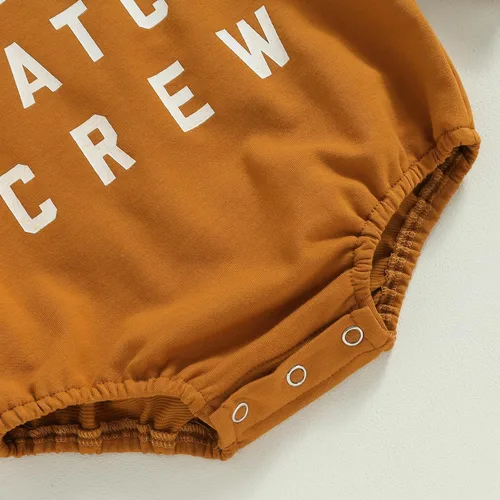 Vista 4 de Sudadera de calabaza para bebé, niña, niño, Halloween, sudadera de gran tamaño, mameluco de burbujas, suéter