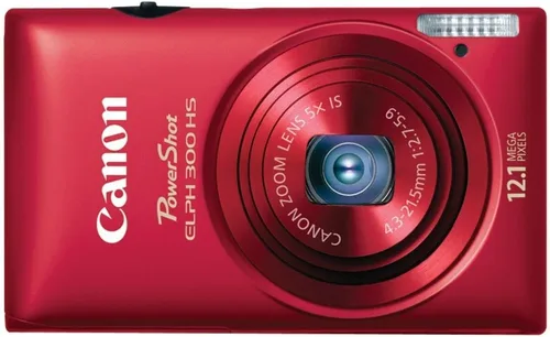 Vista 5 de Cámara digital Canon PowerShot ELPH 300 HS 12 MP CMOS con video 1080p HD