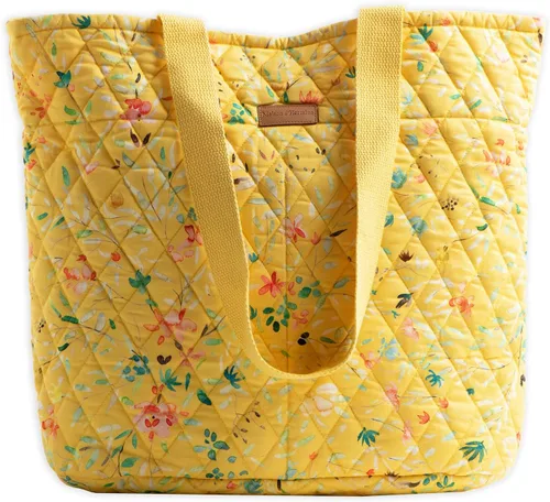 Vista 66 de Bolsas de compras Maison d' Hermine Bolsa de lona acolchada con bolsillos con cremallera Bolso pequeño reutilizable Bolsa de comestibles