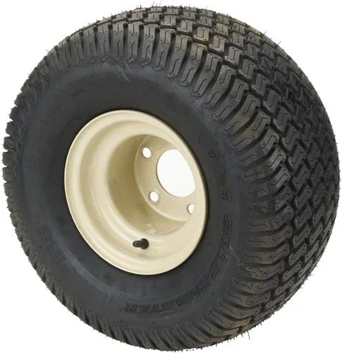 Vista 2 de Grasshopper Neumático de césped de 20 x 10-8 con rueda, proporciona un excelente rendimiento general en áreas de corte niveladas, ideal para césped