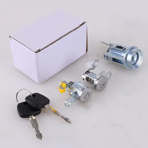 Vista 9 de Tacoma Lock Kit - Juego de llaves de cilindro de bloqueo de puerta e interruptor de encendido (1995-2004) - DL108R, 69051-35070, 69057-35070
