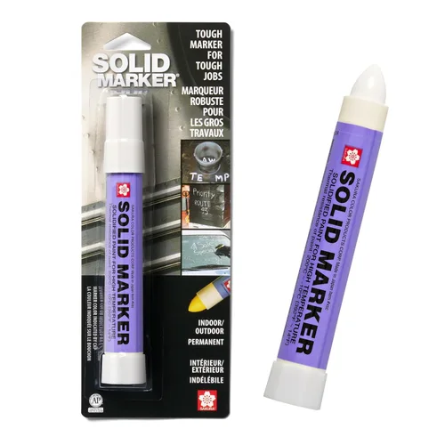 Vista 11 de Marcador de pintura solidificada Solid Marker de Sakura, de 14 a 392 grados Fahrenheit, Negro, 1