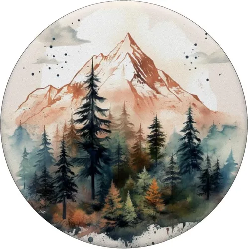 Vista 3 de Forest Lover Outdoor Nature Forest Ranger PopSockets PopGrip estándar