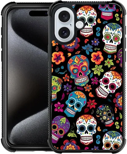 Vista 415 de Funda compatible con iPhone 8, a prueba de golpes, antiarañazos, bandera de ciervos de cola blanca de grano de madera estadounidense