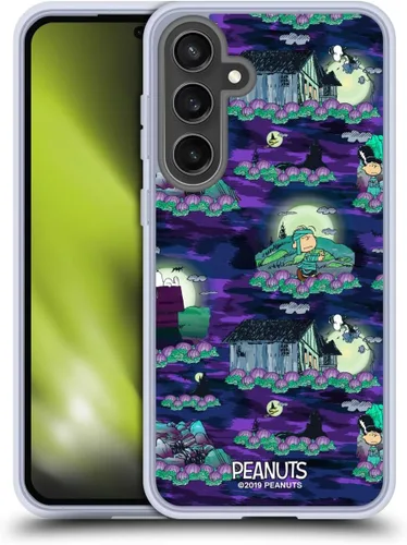 Vista 12 de Head Case Designs Funda de gel Spooktacular con licencia oficial de Peanuts Linus y Snoopy [protección de grado militar] compatible con Google Pixel