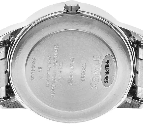 Vista 6 de Timex reloj pulsera para hombres, con día y fecha y lectura sencilla