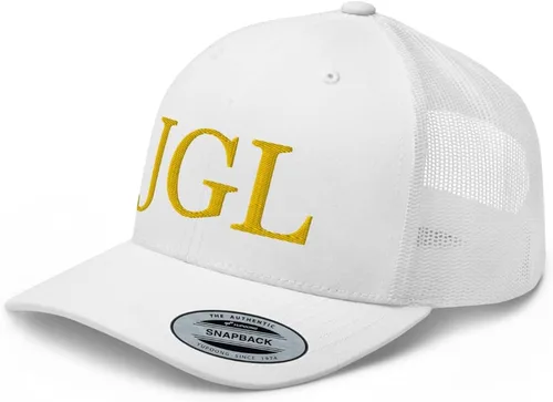 Vista 14 de JGL Gorra de camionero bordada dorada Chapo Guzman Chapito 701 Snapback Sombrero ajustable Gorra JGL Negro