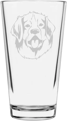 Vista 77 de Podenco Canario - Vaso de pinta de 16 onzas con temática de perro personalizado