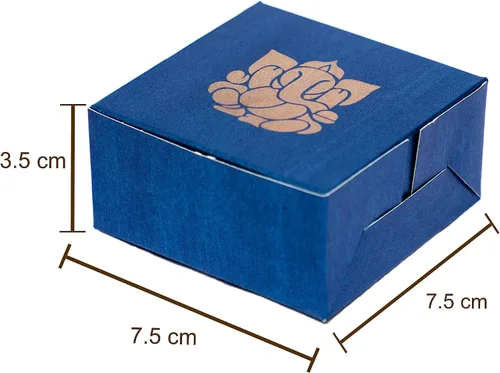Vista 8 de Desi Favors Ganesh Cajas dulces para dulces indios, galletas, golosinas, mithai, dulces, cajas de regalo hechas a mano, caja de Mithai a granel