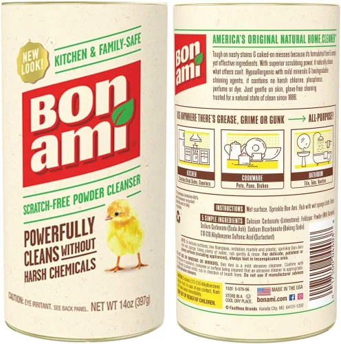 Vista 2 de Bon Ami Limpiador en polvo - 14 oz (paquete de 6)