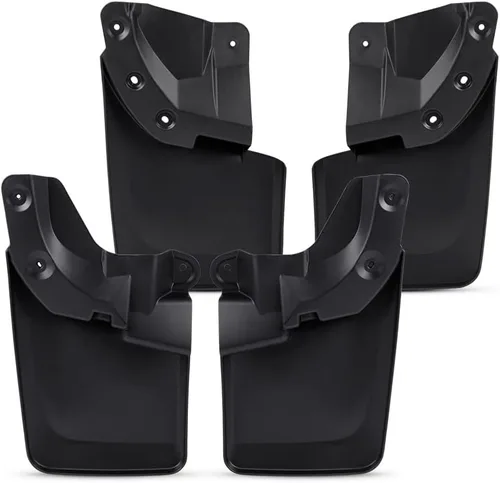 Vista 10 de CHEDA Protectores contra salpicaduras compatibles con Toyota Tundra 2007 2008 2009 2010 2011 2012 2013 sin bordes de rueda delanteros y traseros