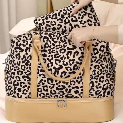 Vista 2 de Bolso de viaje para mujer con funda de equipaje y compartimento para zapatos