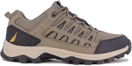 Vista 2 de Nautica Zapatos de trabajo de senderismo para hombre, tenis de senderismo y caña baja para exteriores