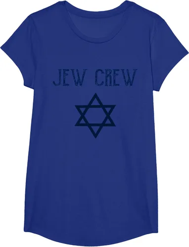 Vista 30 de Camiseta Jew Crew Jewish Star, gris, S