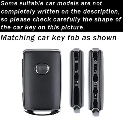 Vista 2 de ontto Funda para llavero compatible con Mazda 3 2019-2021, funda para llave de coche para Mazda 3 Hatchback CX-5 CX-30 CX-10 Smart Remote