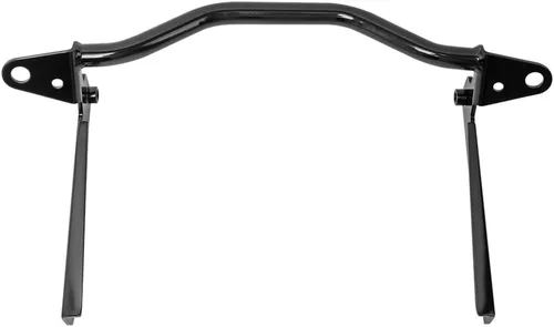 Vista 3 de Barra de soporte de luz de motocicleta, abrazadera de soporte de señal de giro para Harley Heritage Softail Fatboy 2002-2017, negro