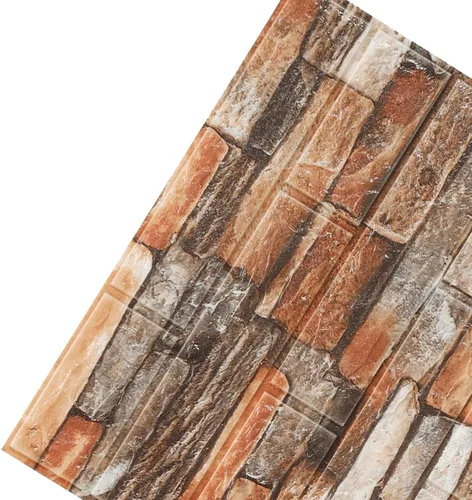 Vista 16 de ECYC Ltd Paneles de pared de espuma de ladrillo 3D de 13.78 x 30.31 x 0.18 pulgadas, paneles de papel tapiz de espuma autoadhesivos, calcomanías