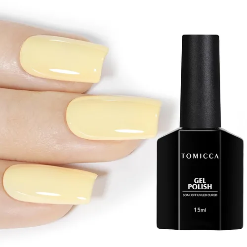 Vista 46 de TOMICCA Esmalte de uñas de gel marrón café, 0.5 onzas líquidas, esmalte de uñas de secado con LED UV para arte de uñas, manicura en casa, otoño e