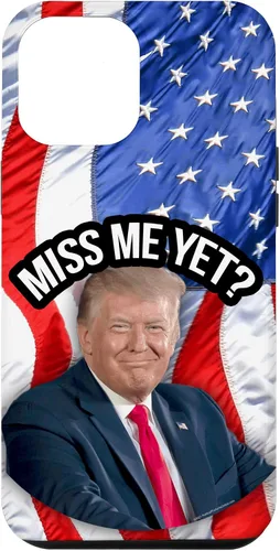 Vista 25 de iPhone 16 Anti-Biden Donald Trump Miss Me Yet Funny Political 2024 Case