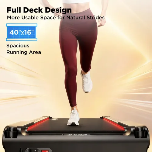 Vista 6 de Cinta de caminar con inclinación automática del 15%, caminadora para debajo del escritorio para oficina en casa, motor sin escobillas de 3.0 HP