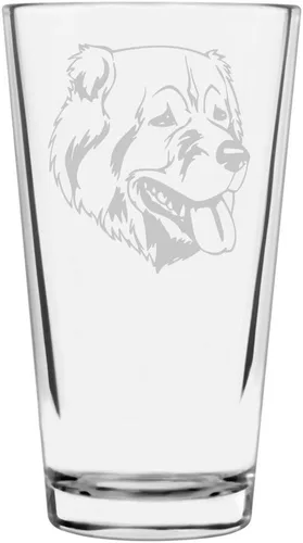 Vista 219 de Podenco Canario - Vaso de pinta de 16 onzas con temática de perro personalizado