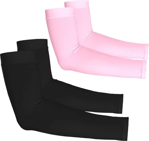 Vista 35 de YESLIFE Mangas de protección solar UV para hombres y mujeres, manga deportiva de enfriamiento UPF 50