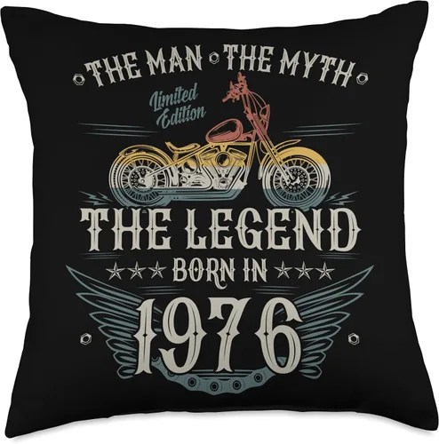 Vista 4 de 1976 vintage birthday retro Limited Edition men woman gift Throw Pillow