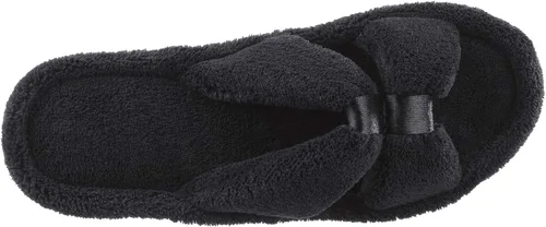 Vista 5 de isotoner Signature X-Slide - Zapatillas de satén con espuma viscoelástica para mujer