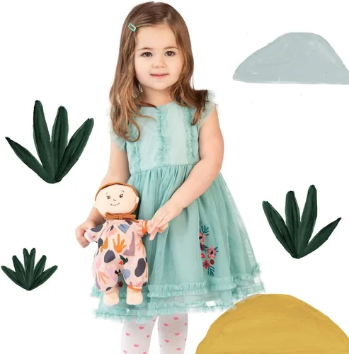 Vista 3 de Manhattan Toy Wee Baby Stella - Ropa de jardín botánico para muñecas suaves de 12 pulgadas