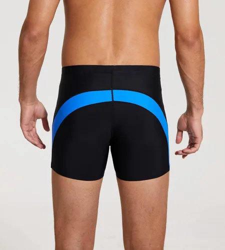 Vista 3 de DEVOROPA Traje de baño deportivo de compresión para hombre, pantalones cortos de natación de secado rápido