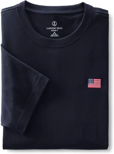 Vista 5 de Lands' End Camiseta de manga corta Super-T para hombre