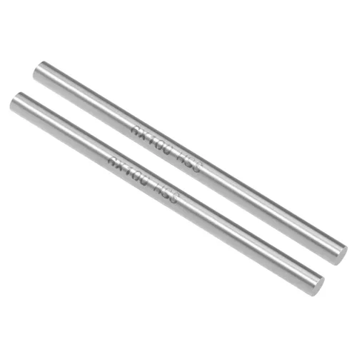 Vista 27 de uxcell 2 piezas varillas de metal redondas de acero, 2 mm x 200 mm de acero de alta velocidad (HSS) barra de torno herramienta, para eje engranaje