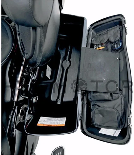 Vista 6 de LA01 - Juego organizador de tapas de alforja compatible con Harley Davidson Touring modelos 93-13