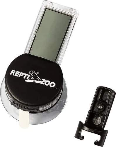 Vista 6 de REPTI ZOO Termómetro de terrario de reptiles, higrómetro, pantalla digital, caja de crianza de mascotas, termómetro de tanque de reptiles
