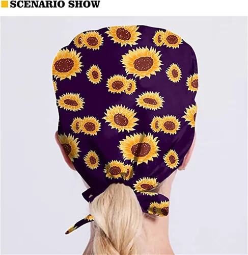 Vista 5 de Babrukda Paquete de 4 gorras con banda para el sudor ajustable, gorro de Navidad