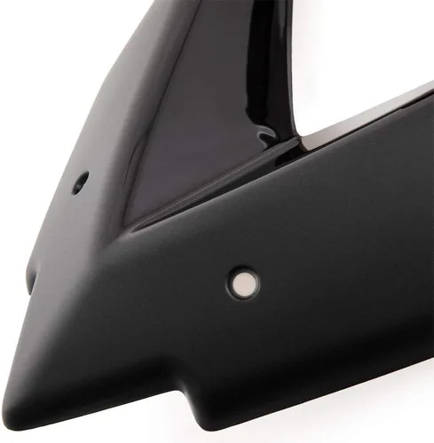 Vista 6 de Deflectores de viento de doble burbuja para parabrisas de motocicleta, compatible con Kawasaki Z1000 2014-2019 Negro-Blcak