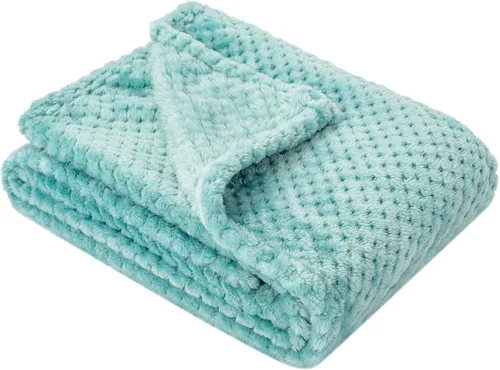 Vista 92 de Manta difusa o manta mullida para bebé, suave y cálida y acogedora manta de lana de coral para niños pequeños, bebés o recién nacidos, para cuna