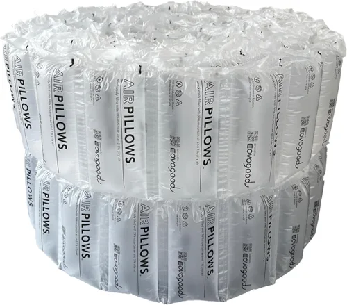 Vista 8 de AirPillows™ - 150 burbujas de almohada de aire precargadas prémium para envío de paquetes 3 pies cúbicos, 22 galones, 4 x 8 pulgadas Ea como