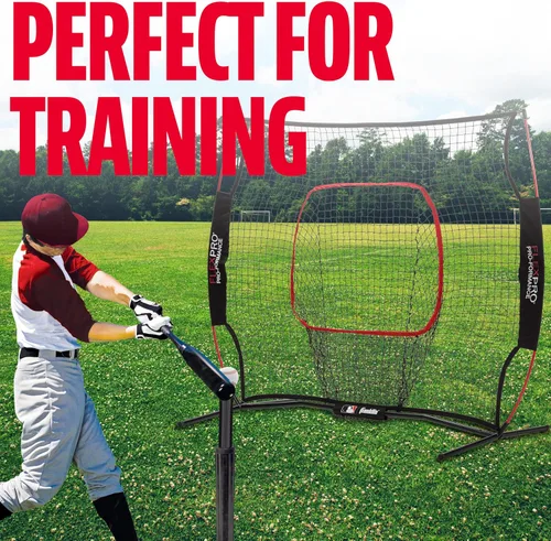 Vista 7 de Franklin Sports MLB Flexpro Baseball + Softball Net - 7' x 7' & 5' x 5' Travel Training Nets for Batting Practice, Pitching + Hitting