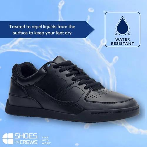 Vista 2 de Shoes For Crews Zapatillas de trabajo antideslizantes para hombre - Zapatos cómodos y antideslizantes para hombres en servicio de alimentos, salud
