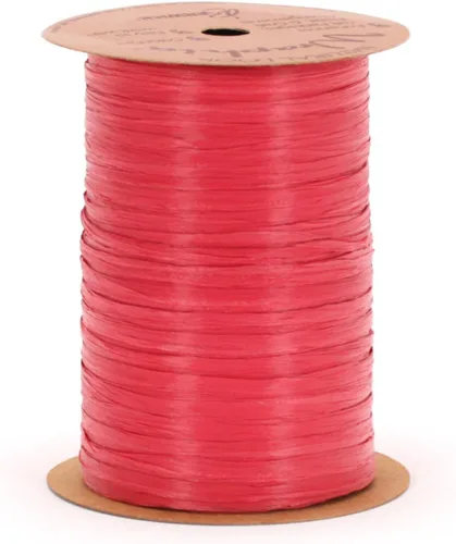 Vista 37 de Berwick Offray Cinta de rafia mate de 1/4" de ancho, verde manzana, 100 yardas, 0.276 in