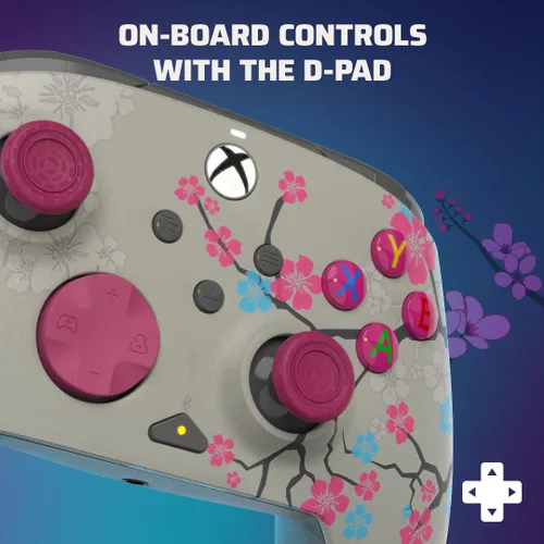 Vista 7 de PDP REMATCH GLOW Advanced Wired Controller Cherry Blossom For Xbox Series XS, Xbox One, & Windows 1011 PC