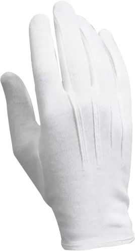 Vista 2 de Rothco Guantes de desfile blancos, talla M