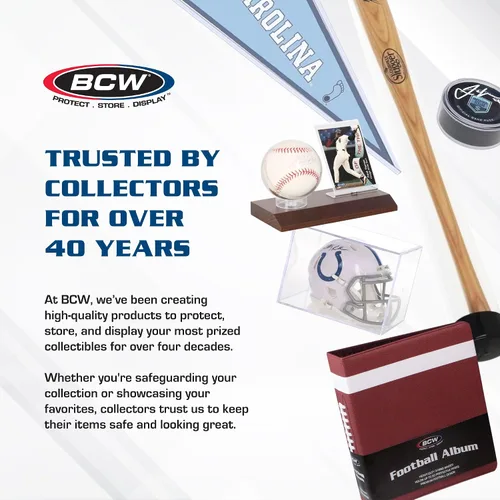 Vista 7 de BCW Supplies - Álbum de béisbol de 3 pulgadas, color negro, carpeta duradera de alta calidad para 90 tarjetas de béisbol, anillo en D de servicio