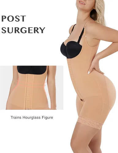 Vista 5 de Fajas Colombianas Stage 2 BBL Post Surgery Compression Garments for Women Full Body Shaper Tummy Control Faja