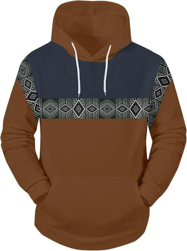 Vista 3 de EELHOE Mens Hoodie Sweatshirts Long Sleeve Lightweight Cotton Jersey with Hood Breathable Stretch Athletic Pullover