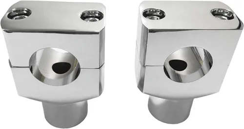 Vista 5 de Abrazadera elevadora de manillar de 1" 25MM compatible con Harley Kawasaki Suzuki Yamaha Honda Shadow